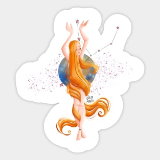 Virgo sign Sticker